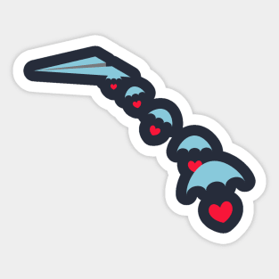 Love Skydiver Sticker